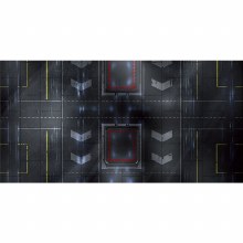 Black Hangar 6ft x 3ft Playmat
