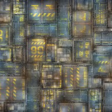Blue Orange Sector 4ft x 4ft Playmat