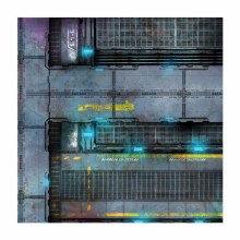 Cyberpunk Hanger 2ft x 2ft Playmat