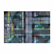 Cyberpunk Hanger 30" x 44" Playmat
