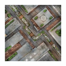 Concrete Plaza 4ft x 4ft Playmat
