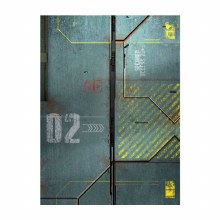 Cyberpunk Warehouse 22" x 30" Playmat
