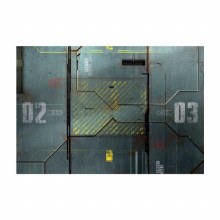 Cyberpunk Warehouse 30" x 44" Playmat