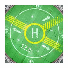 Landing Pad 2ft x 2ft Playmat