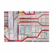 Neo Tokyo Docks 30" x 44" Playmat