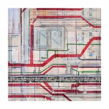 Neo Tokyo Docks 3ft x 3ft Playmat