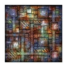 Old Warehouse 4ft x 4ft Playmat