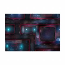 Techno Warehouse 30" x 44" Playmat Techno Warehouse 30" x 44" Playmat