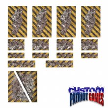 Warhammer 11th Edition Terrain Footprint Set - Hazard Zone