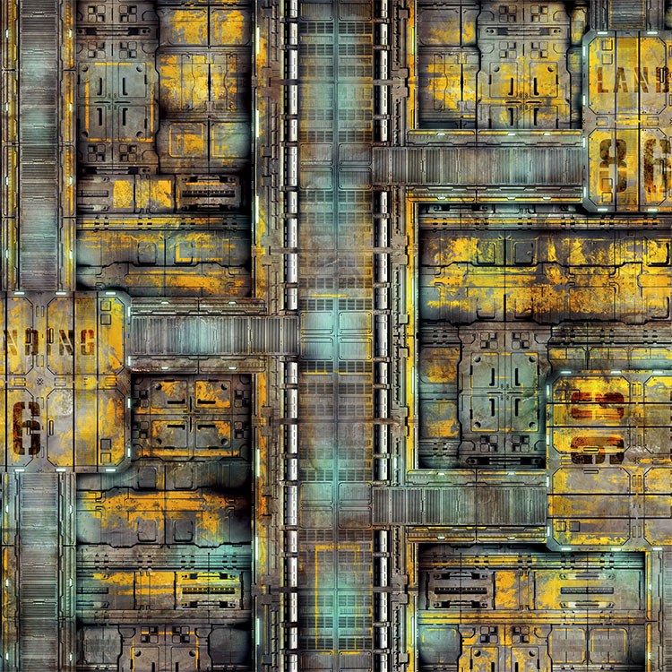 Industrial Platform 4ft x 4ft Playmat