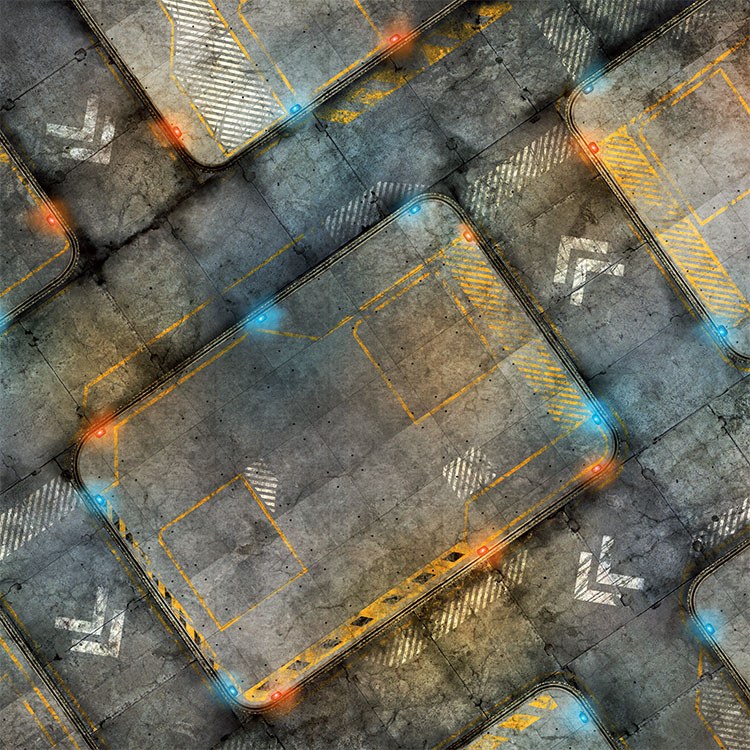 Sleepless City Streets 4ft x 4ft Playmat