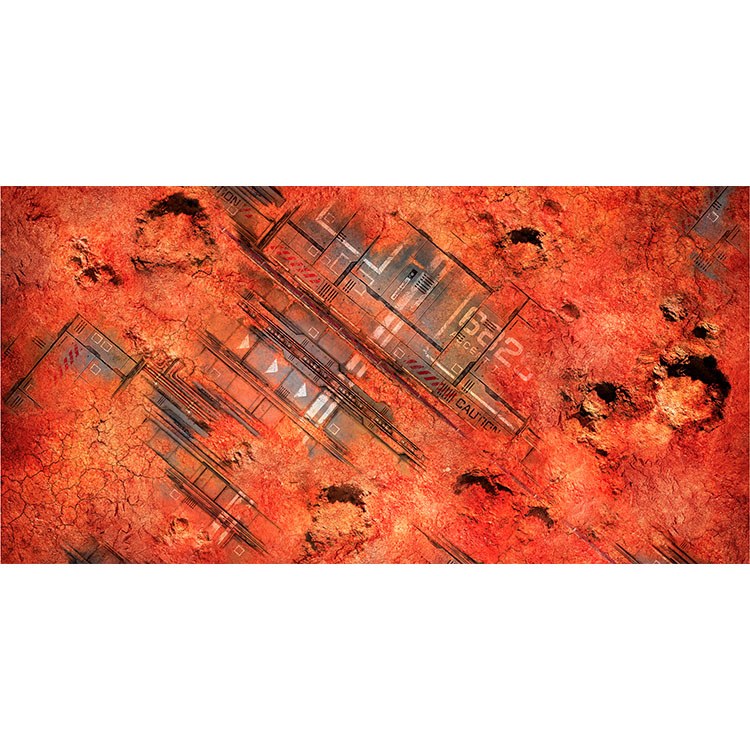 Red Earth 6ft x 3ft Playmat