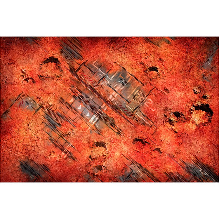Red Earth 6ft x 4ft Playmat