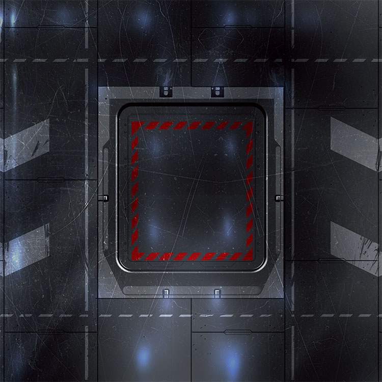Black Hangar 2ft x 2ft Alternative Playmat