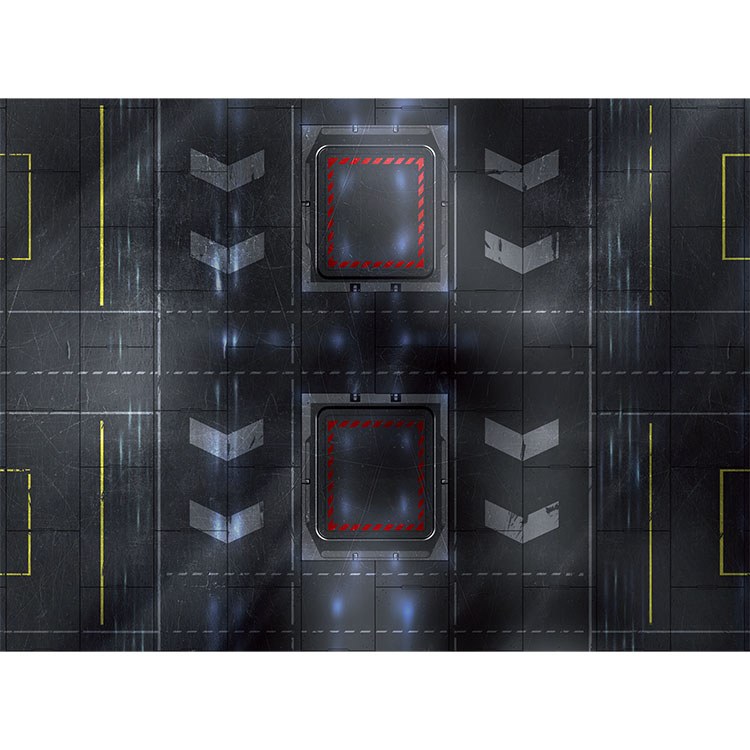 Black Hangar 60" x 44" Playmat