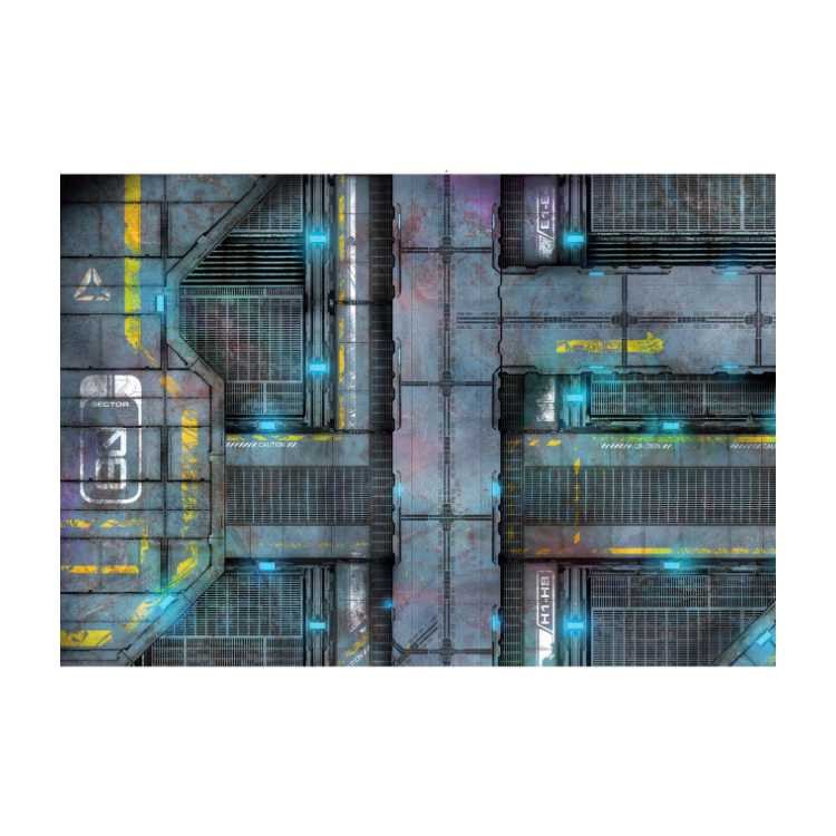 Cyberpunk Hanger 30" x 44" Playmat