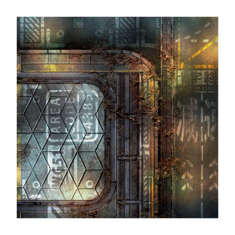 City at Night 2ft x 2ft Playmat