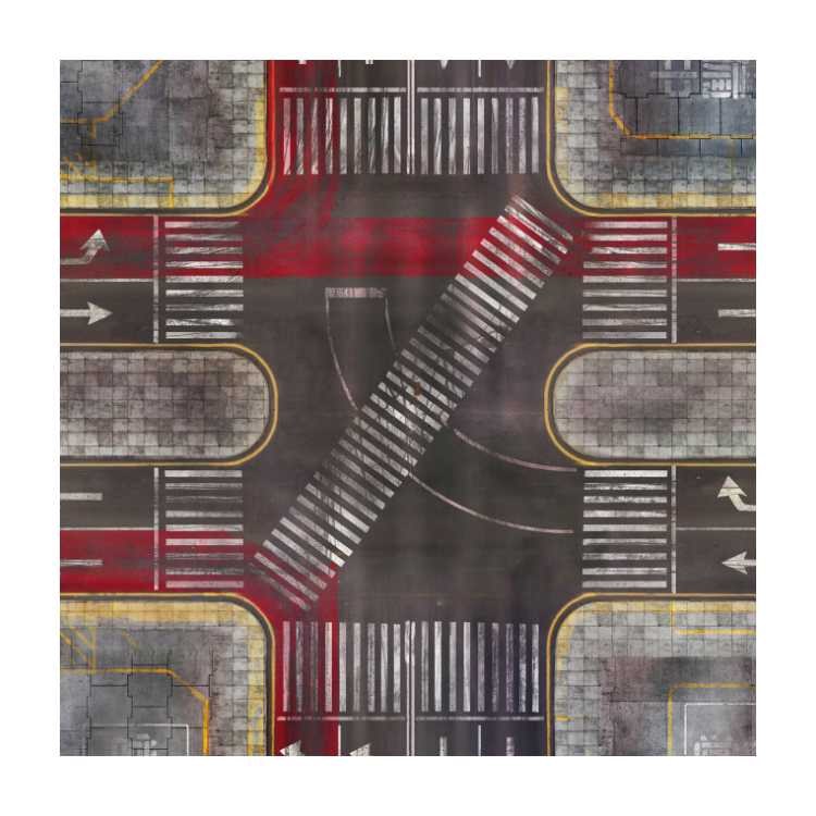 Crossroads 3ft x 3ft Playmat