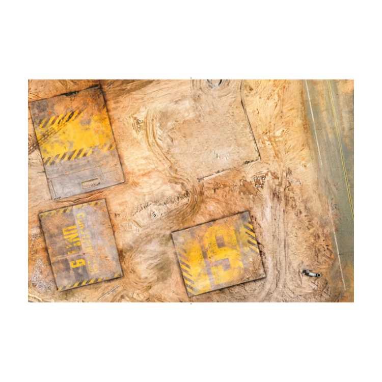 Construction Site 30" x 44" Playmat