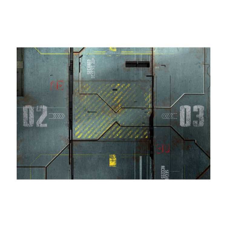 Cyberpunk Warehouse 30" x 44" Playmat
