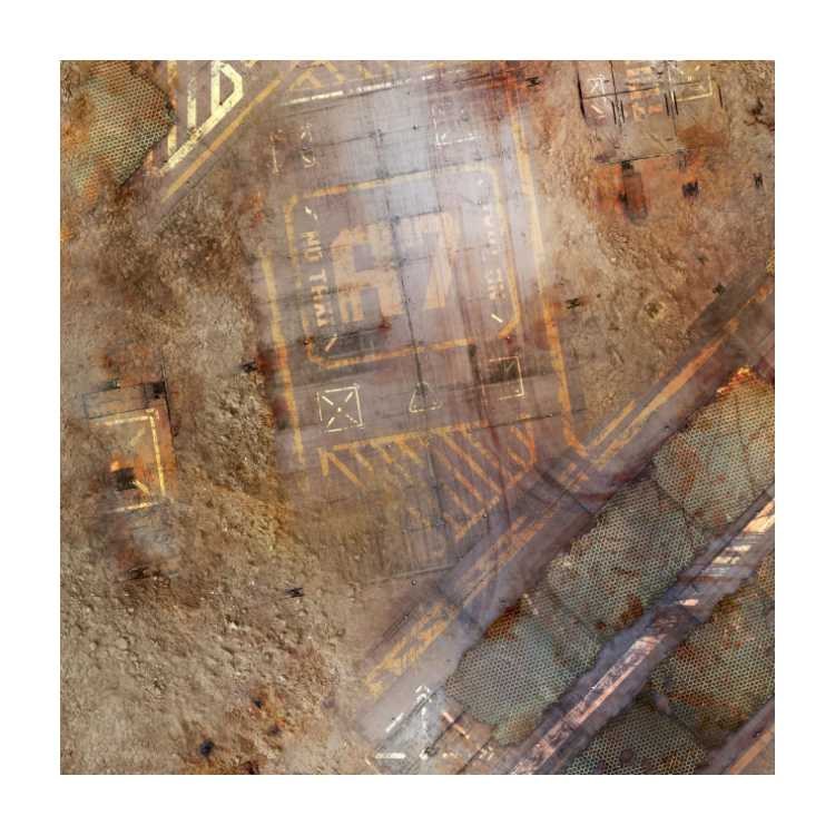 Desert Landing Strip 2ft x 2ft Alternative Playmat