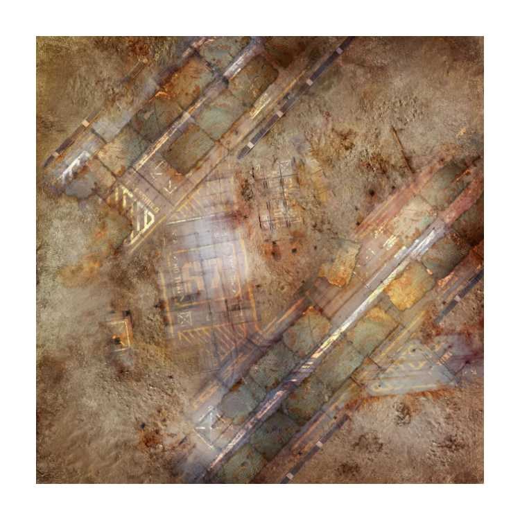 Desert Landing Strip 4ft x 4ft Playmat