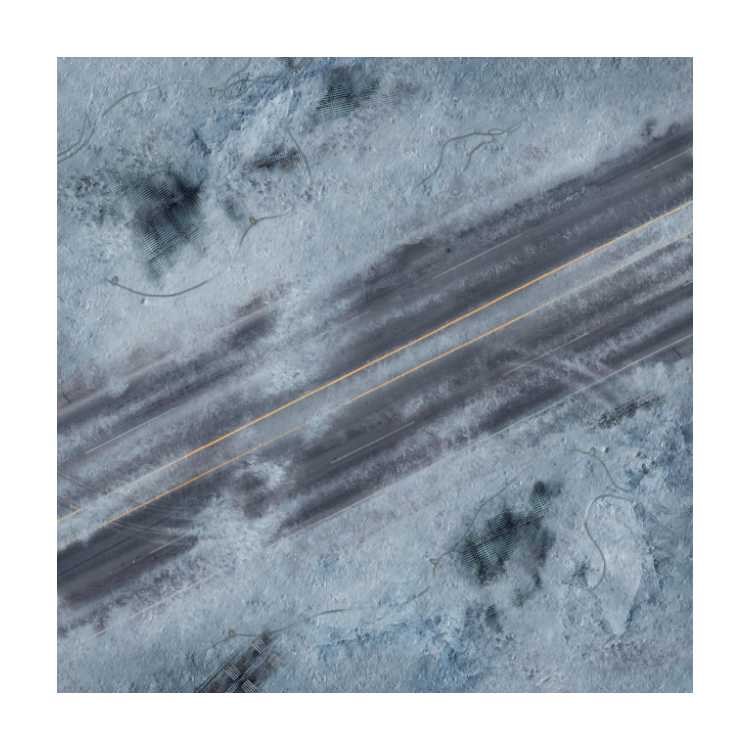 Frozen Highway 4ft x 4ft Playmat