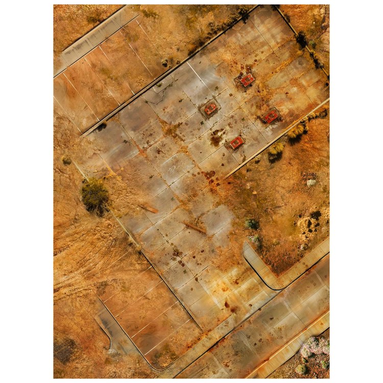Gas Station 22" x 30" Playmat