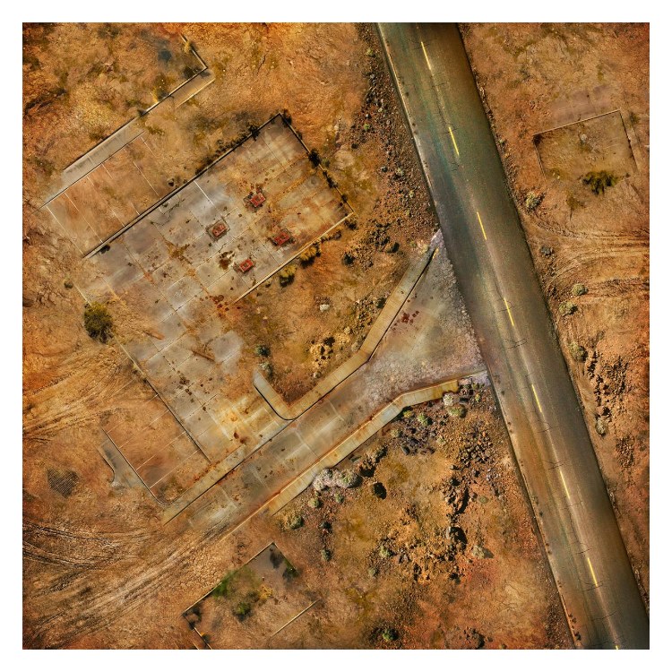 Gas Station 4ft x 4ft Playmat with Stitched Edging