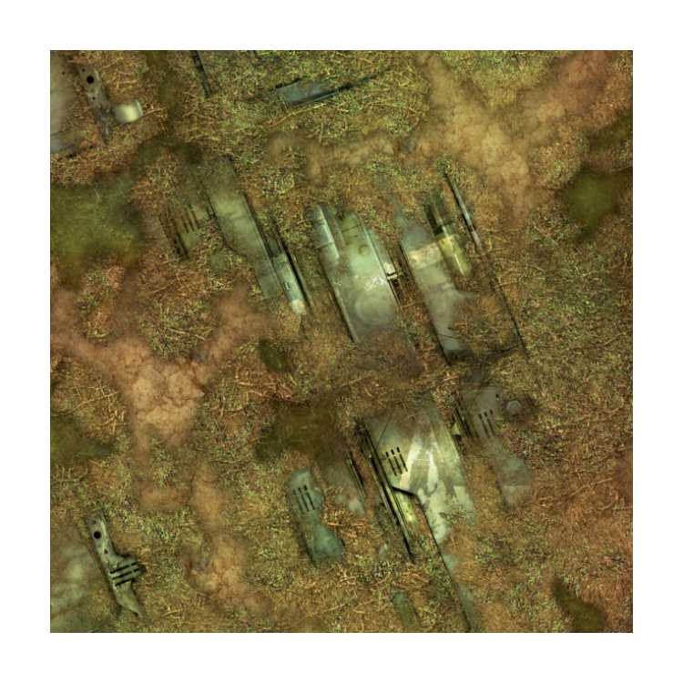 Jungle 2ft x 2ft Playmat