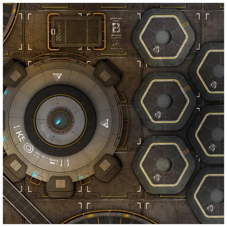 Launch Bay 2ft x 2ft Alternative Playmat