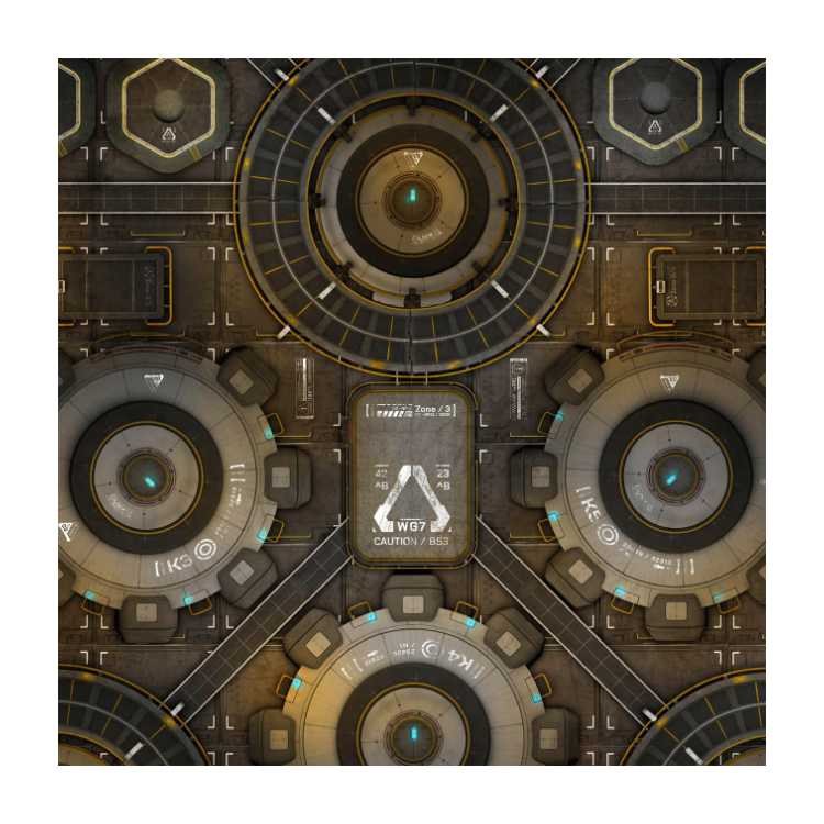 Launch Bay 3ft x 3ft Playmat