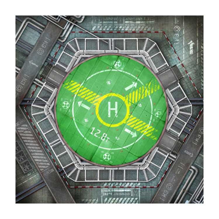 Landing Pad 4ft x 4ft Playmat