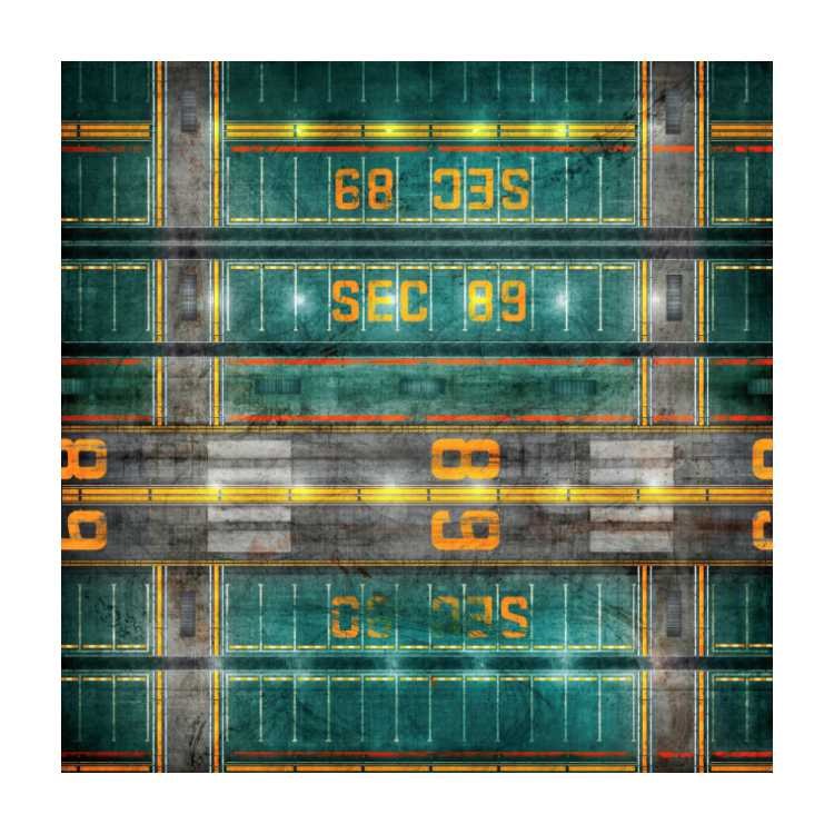 Parking Lot 4ft x 4ft Playmat