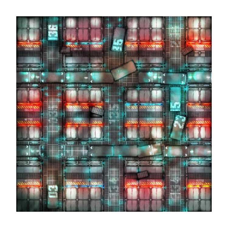 Prison 4ft x 4ft Playmat