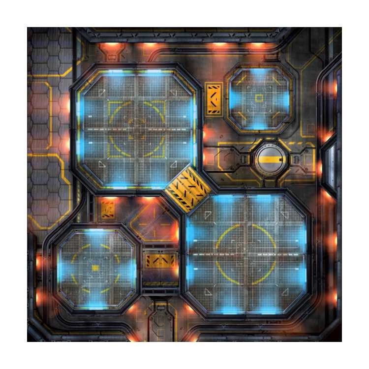 Rooftop Landings 4ft x 4ft Playmat