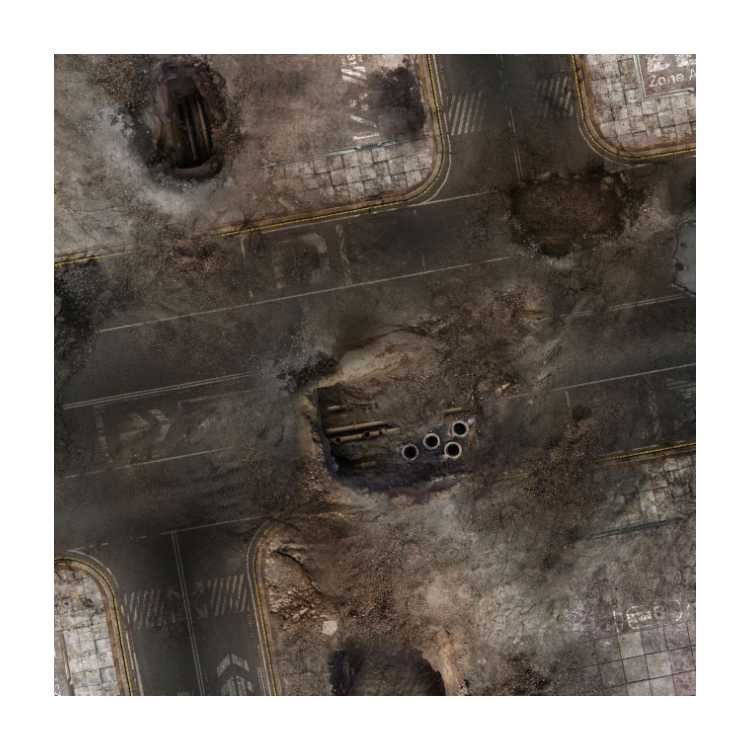 Roadworks 3ft x 3ft Playmat