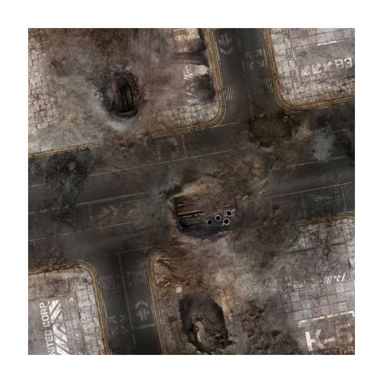 Roadworks 4ft x 4ft Playmat