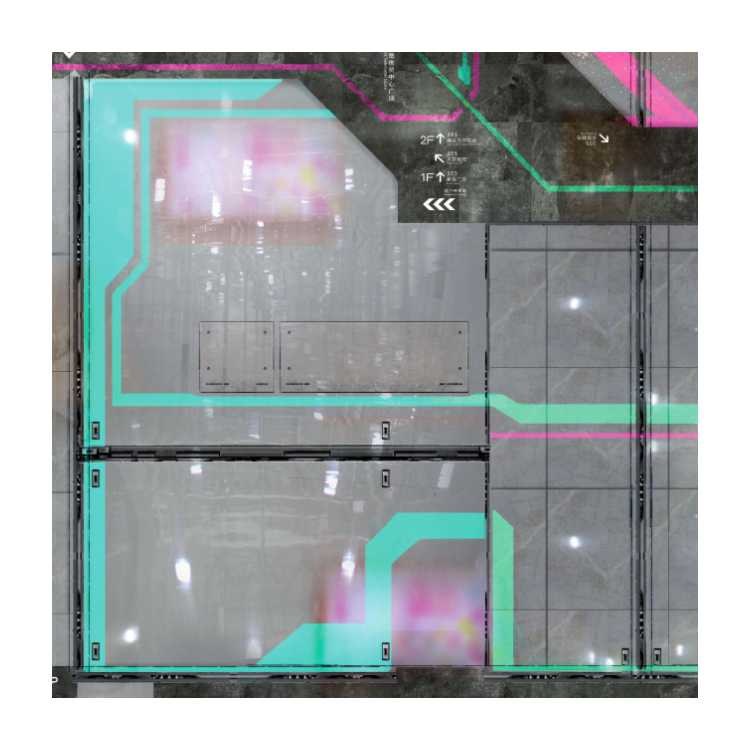 Shopping Mall 2ft x 2ft Playmat