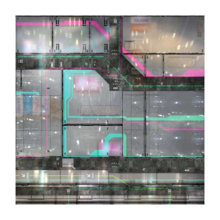 Shopping Mall 4ft x 4ft Playmat