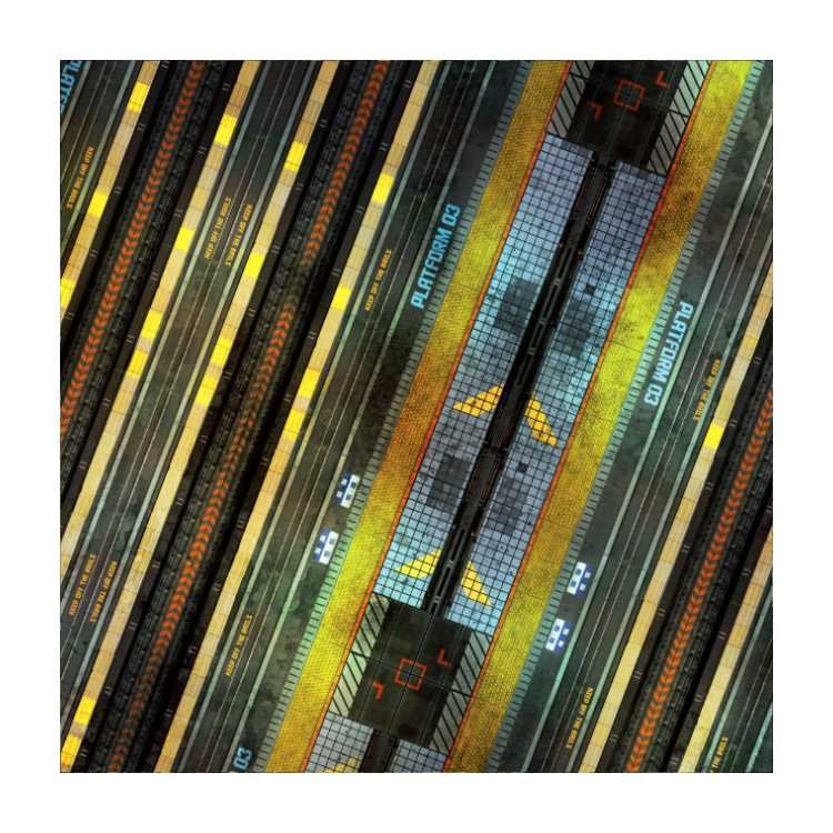 Train Station 2ft x 2ft Alternative Playmat