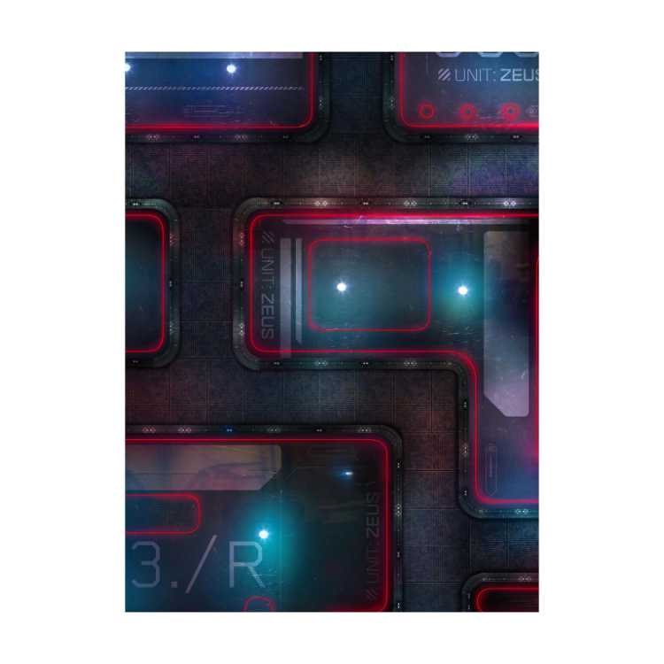 Techno Warehouse 22" x 30" Playmat