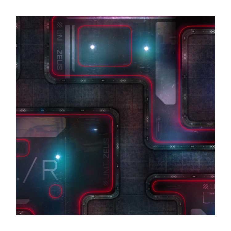 Techno Warehouse 2ft x 2ft Playmat