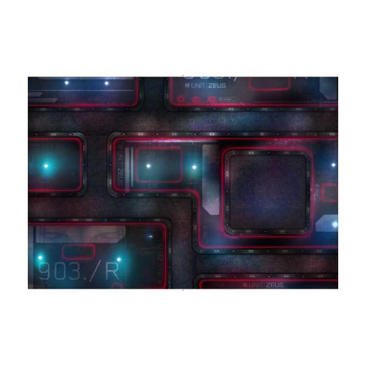 Techno Warehouse 30" x 44" Playmat
