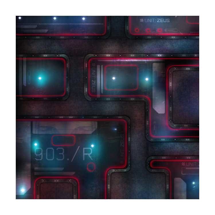 Techno Warehouse 3ft x 3ft Playmat