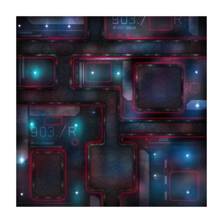 Techno Warehouse 4ft x 4ft Playmat