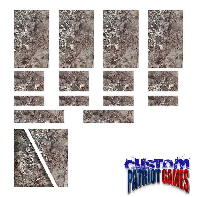 Warhammer 11th Edition Terrain Footprint Set - Battlefield