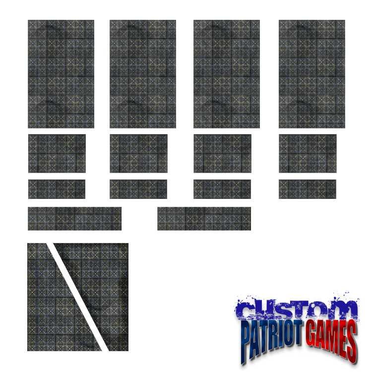 Warhammer 11th Edition Terrain Footprint Set - City Grid