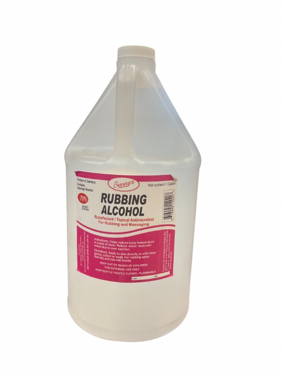 Bunnys Rubbing Alcohol Gal 4cs