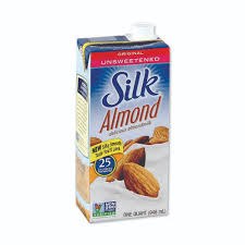 Silk Almond Unsweeted 1lt